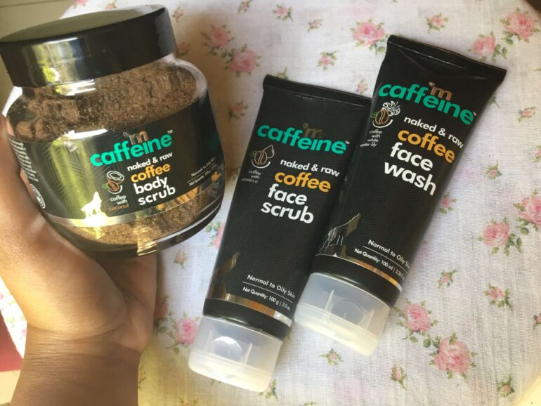 mCaffeine Naked & Raw Coffee Moment Skin Care Gift Kit
