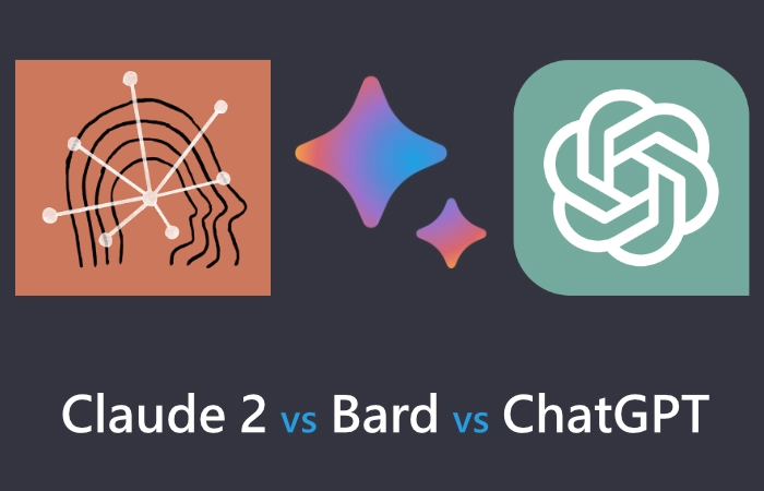 Claude 2 vs Bard vs ChatGPT