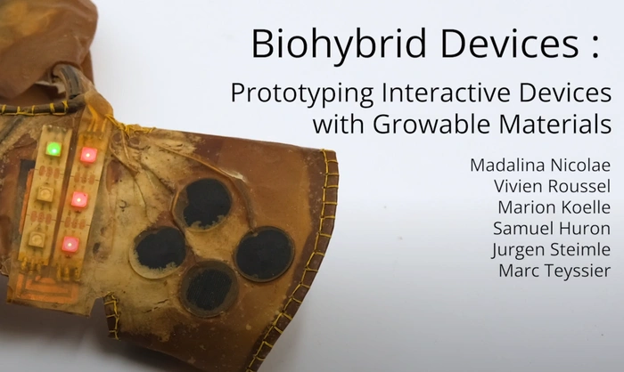 Growing Biohybrid interactive devices with bio-fabrication and bio-assembling