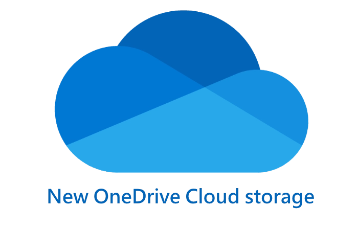 new OneDrive Cloud storage features