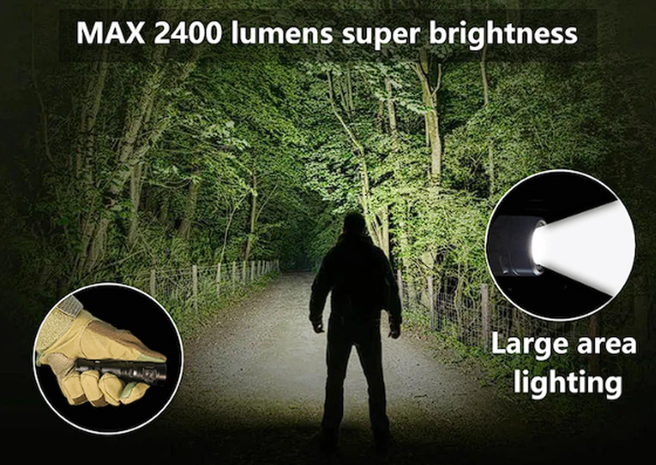 Brevix EDC flashlight illumination